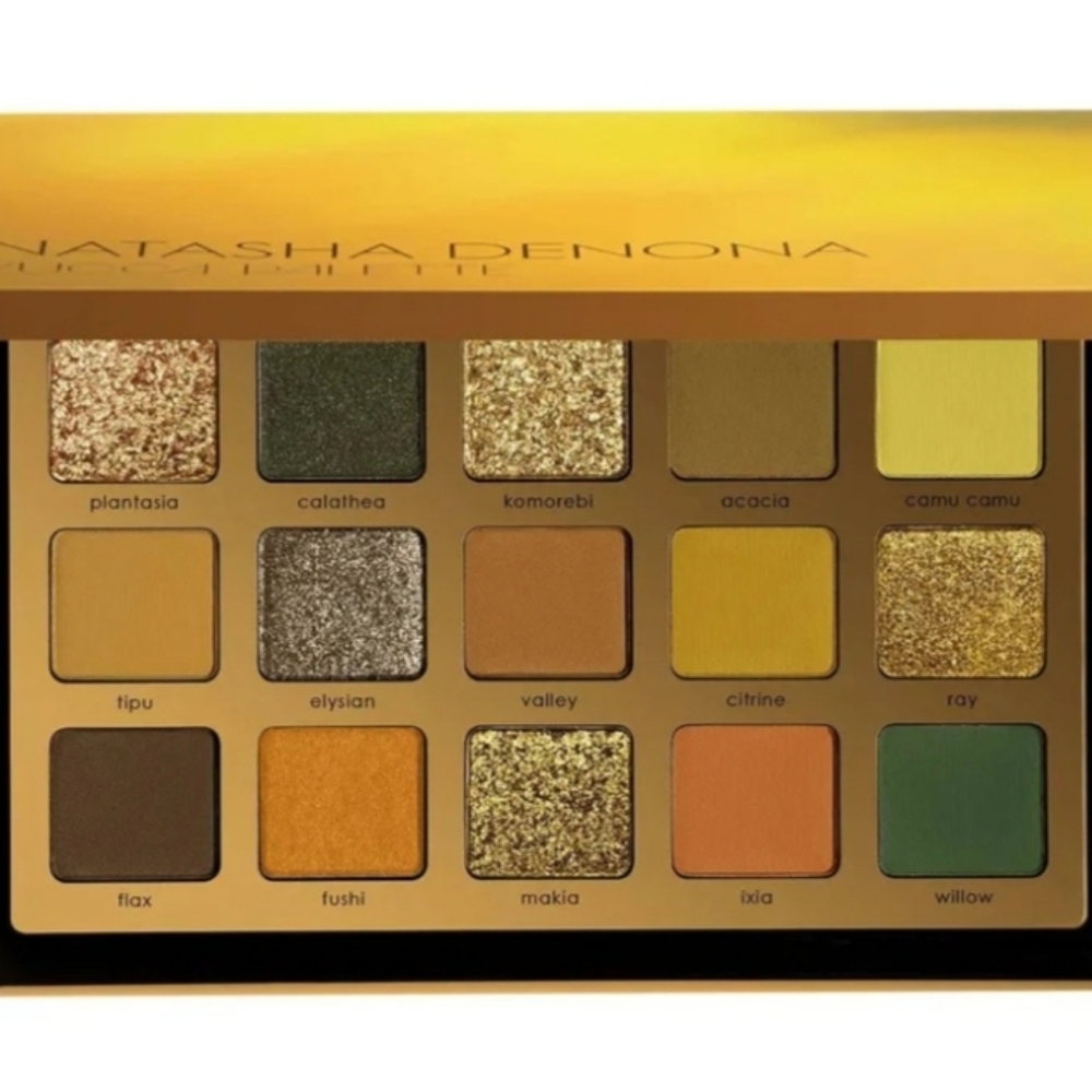 Natasha Denona Yucca Palette - Green, Gold, and Yellow Hues - Picture 6 of 6